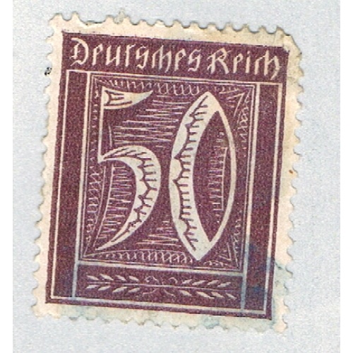 Germany 143 Used Numeral 50 2 1921 CV 1.60 (BP59119)