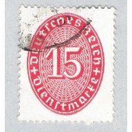 Germany O73 Used Numeral 15 2 1927 (BP59137)