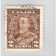 Canada 218 Used King George V Brown 2c 1 1935 (BP59335)