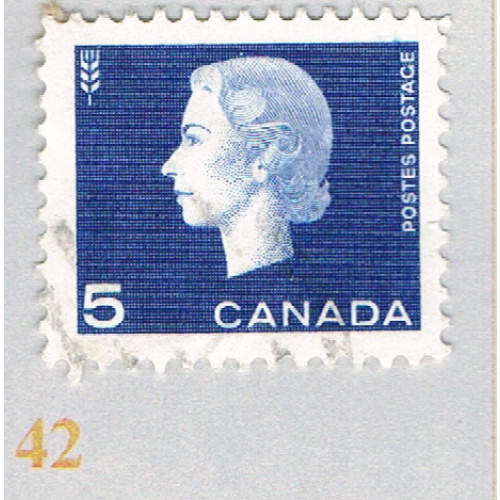 Canada 405 Used QEII and Wheat 1 1962 (BP59342)