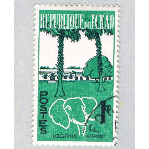 Chad 71 Used Elephant 1961 (BP59409)