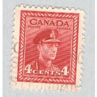 Canada 254 Used King George VI 2 1942 (BP59626)