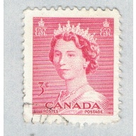 Canada 327 Used QEII 1 1953 (BP59733)