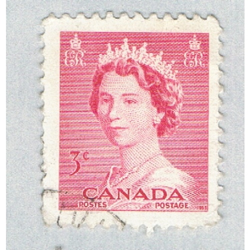 Canada 327 Used QEII 1 1953 (BP59733)