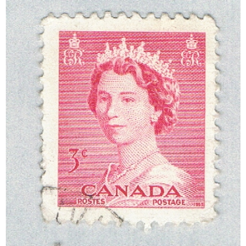 Canada 327 Used QEII 1 1953 (BP59733)