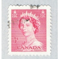 Canada 327 Used QEII 2 1953 (BP59737)