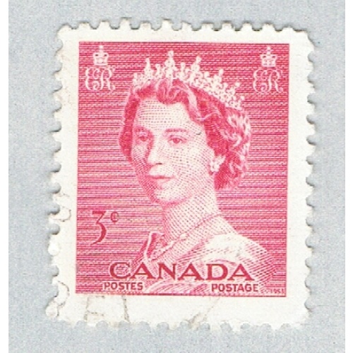Canada 327 Used QEII 1 1953 (BP59739)