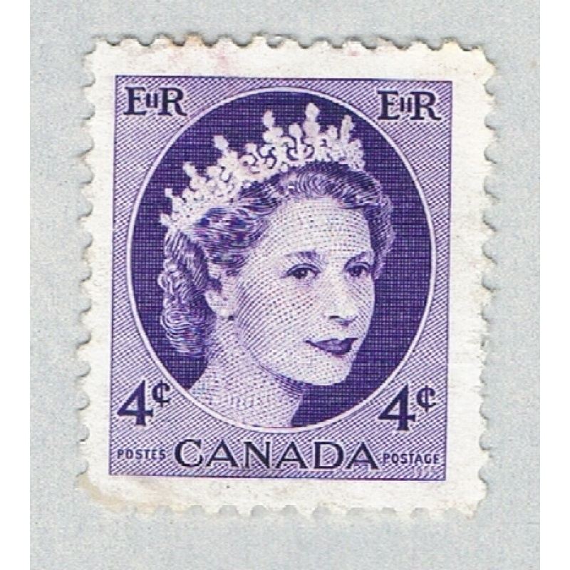 Canada 340 Used QEII 1 1953 (BP59808)