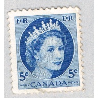 Canada 341 Used QEII 1 1953 (BP59814)