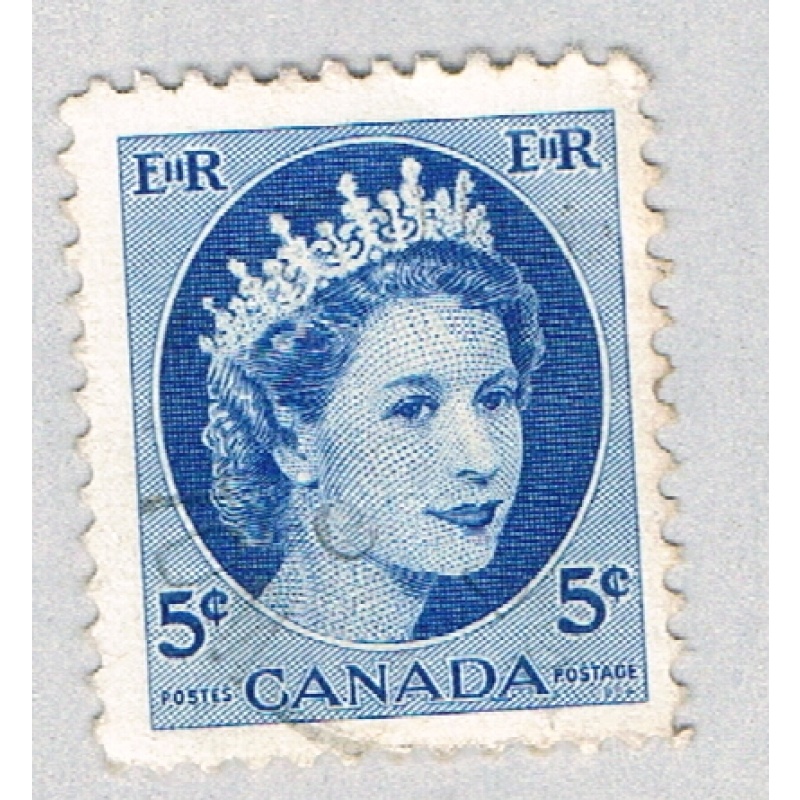 Canada 341 Used QEII 1 1953 (BP59814)