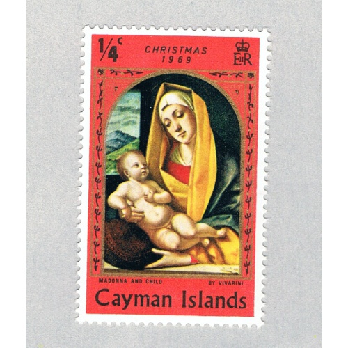 Cayman Islands 245 Unused Christmas Mother and child 1968 (BP60101)