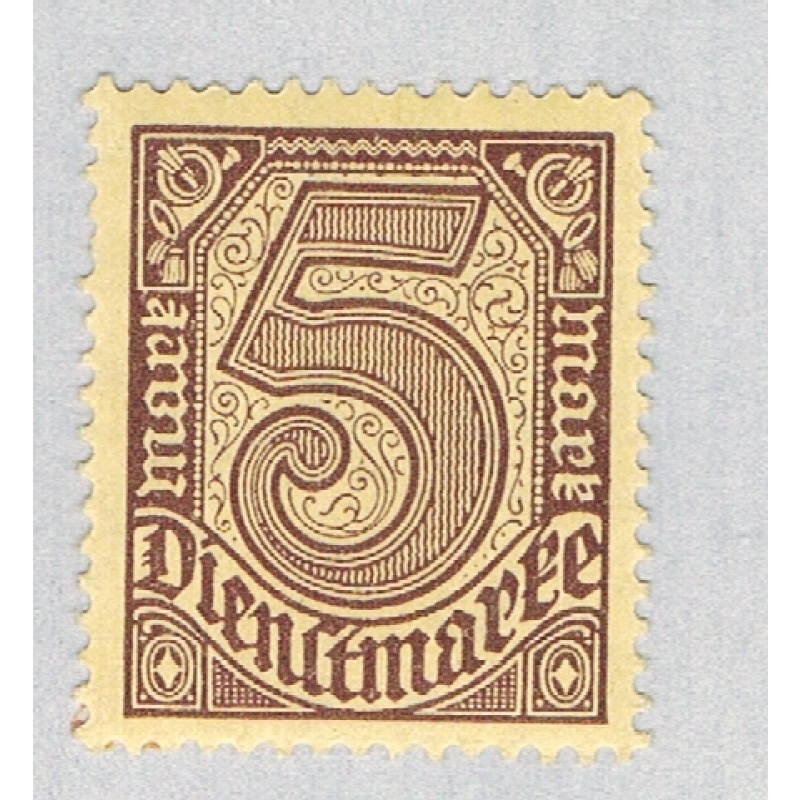 Germany O13 Unused Numeral 5 1920 CV 3.00 (BP60442)