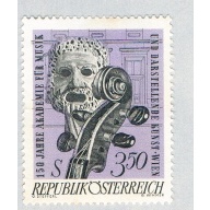 Austria 805 MLH Tragic Mask 1967 (BP61025)