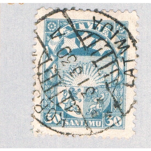 Latvia 56 Used Rising Sun 1919 CV 1.50 (BP61430)