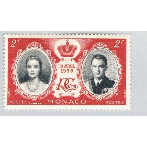 Monaco 370 Unused Prince and Princess 1956 CV 1.25 (BP6159)