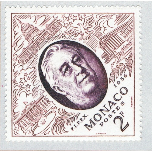 Monaco 355 Unused Roosevelt 1956 (BP62004)