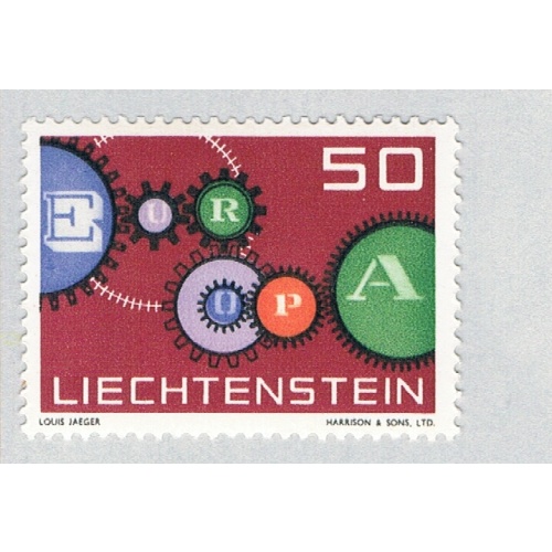 Liechtenstein 368 Unused Cogwheels 1961 (BP62428)