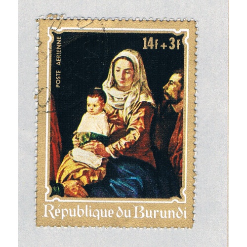 Burundi CB12 Used Virgin and Child 1970 (BP63003)