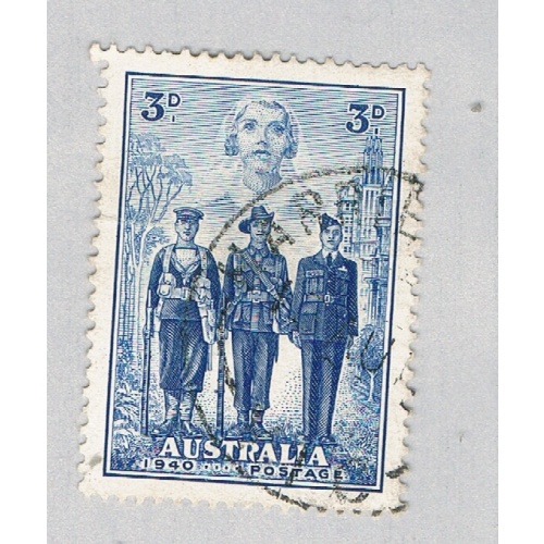 Australia 186 Used WWII Servicemen 1940 CV 12.50 (BP63422)