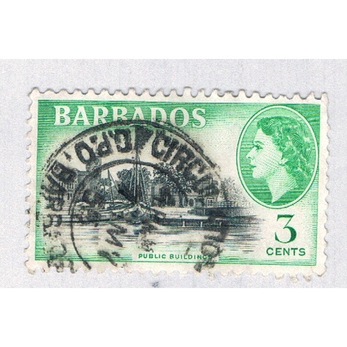 Barbados 237 Used Public Buildings 1953 CV 1.10 (BP63909)