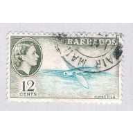 Barbados 242 Used Flying Fish 1953 (BP63911)