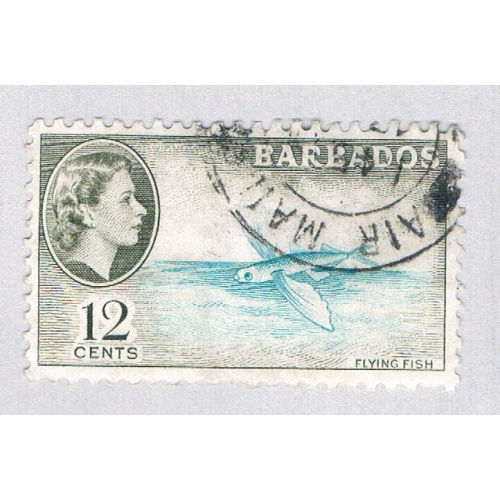 Barbados 242 Used Flying Fish 1953 (BP63911)