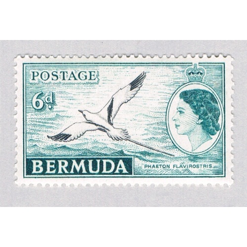 Bermuda 152 Unused Tropic Bird 2 1953 CV 5.00 (BP64216)