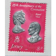 Jersey 195 Used Elizabeth II Portraits 1978 (BP64912)