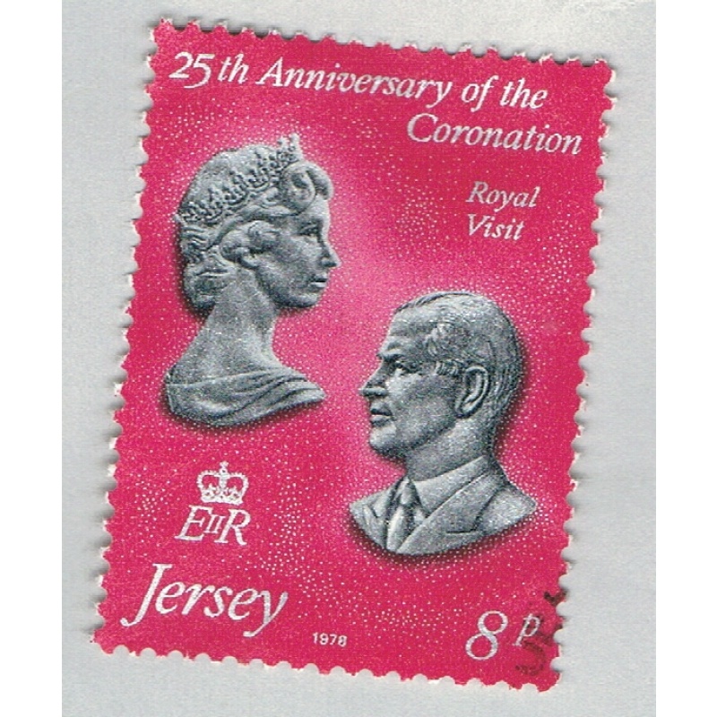 Jersey 195 Used Elizabeth II Portraits 1 1978 (BP64913)