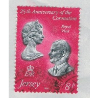 Jersey 195 Used Elizabeth II Portraits 2 1978 (BP64914)