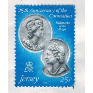 Jersey 196 Used Elizabeth II Portraits 1978 (BP64915)