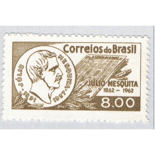 Brazil 942 Unused Julio Mesquita 1 1962 CV 1.25 (BP65102)