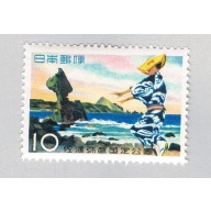 Japan 653 Unused Local Dancer 2 1958 (BP66114)