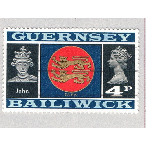 Guernsey 48 Used Arms of Sark 1971 (BP66518)