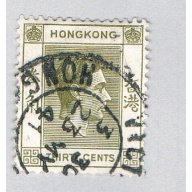 Hong Kong 161 Used King George VI 1938 CV 4.00 (BP67023)