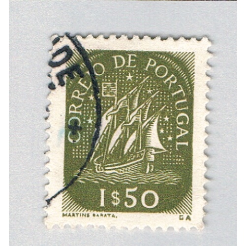 Portugal 705 Used Ancient Sailng Vessel 1948 (BP67116)