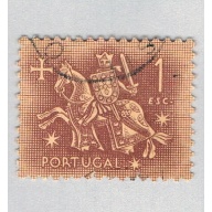 Portugal 766 Used Equestrian Seal 1 1953 (BP67124)