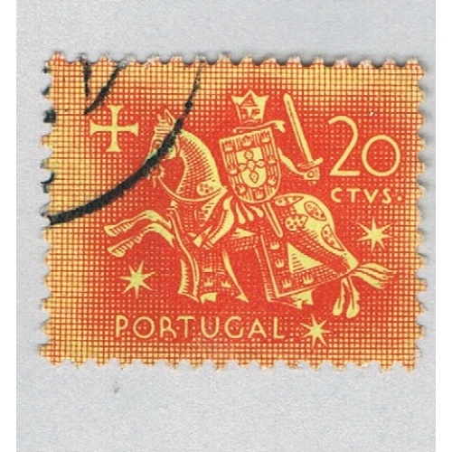 Portugal 763 Used Equestrian Seal 1 1953 (BP67128)