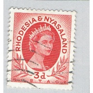 Rhodesia and Nyasaland 144 Used QE II 1954 (BP67138)
