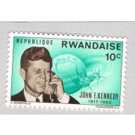 Rwanda 130 Unused John F Kennedy 1965 (BP67315)