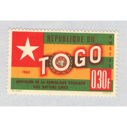 Togo 386 MLH Togo Flag 1961 (BP67710)