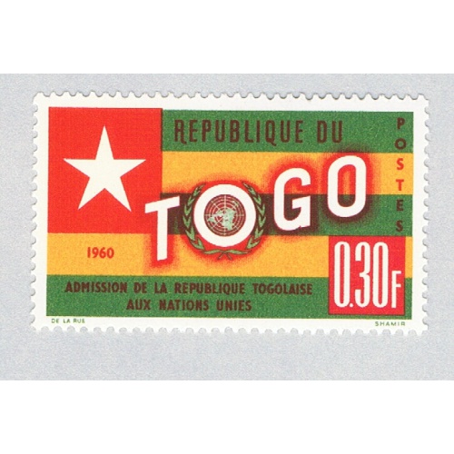 Togo 386 MLH Togo Flag 1 1961 (BP67711)