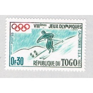 Togo 369 MLH Skier olympics 1960 (BP67717)