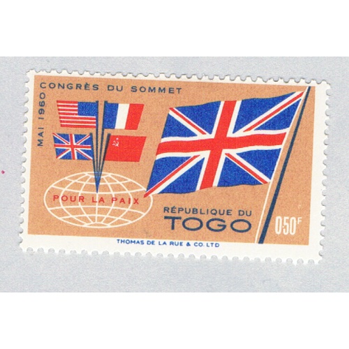 Togo 382 MLH British Flag 1960 (BP67720)