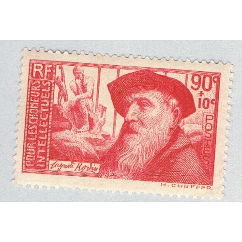 France B52 Unused Rodin 1936 CV 13.00 (BP68624)