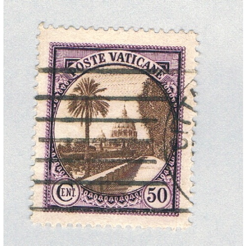 Vatican 25 Used Vatican Gardens 1933 (BP68703)