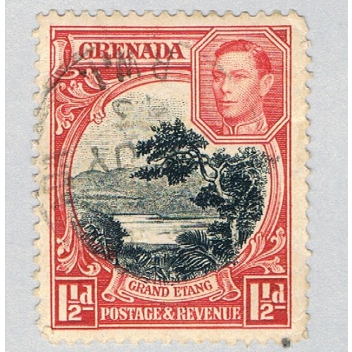 Grenada 134 Used Grand Etang 1 1938 (BP68717)