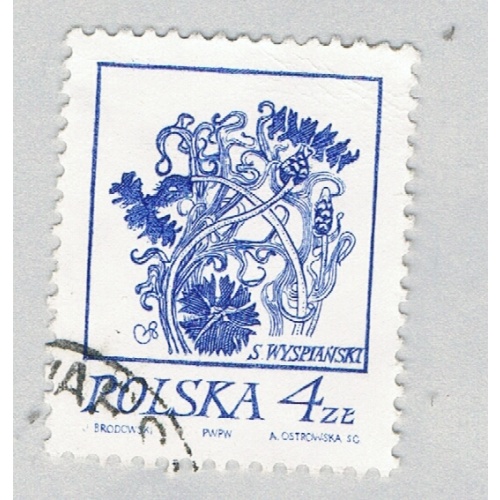 Poland 2021 Used Cornflowers 1974 (BP68727)