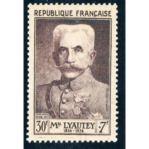 France B281 Unused Marshal Layautey 1953 CV 11.50 (BP68911)