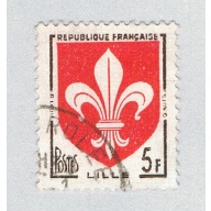 France 902 Used Arms of Lille 1958 (BP69012)